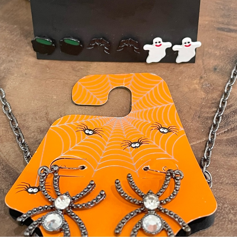 Goth Mummy spider jewelry spider pumpkin ghost - Picture 7 of 7